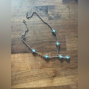 Sterling Silver and Moonstone Necklace